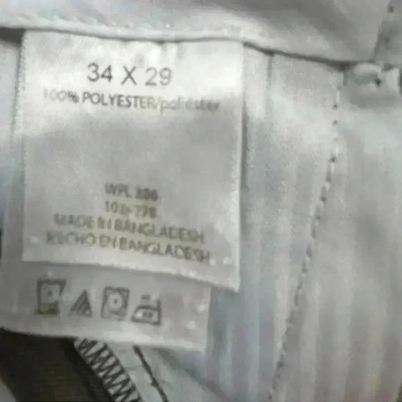 Haggar Men's Cool 18 Pro Classic Fit Green Dress Pants Sz 34x29 Flat Front Golf - Picture 9 of 12